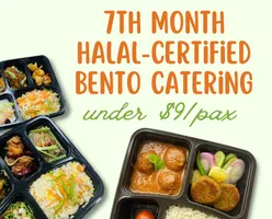 7th Month Halal-Certified Bento Catering Under $9/pax